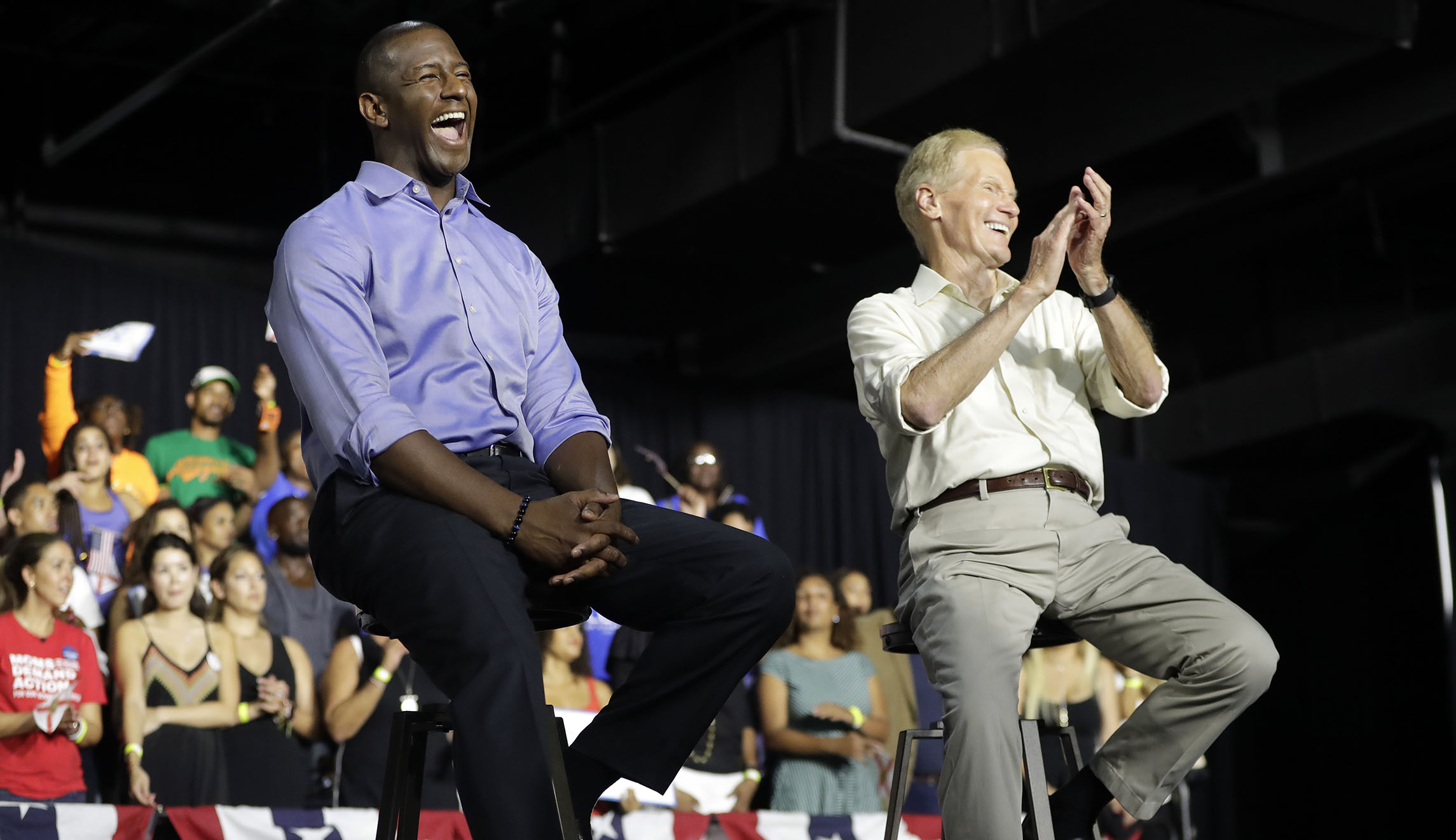 Florida  joy for Democrats?  Gillum, Nelson storm into 7-point leads in late poll