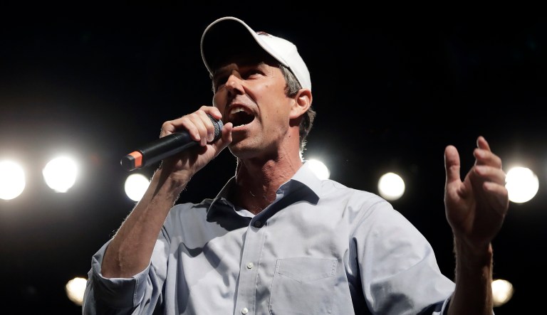 U.S. Rep. Beto O'Rourke, D-El Paso, the 2018 Democratic candidate for U.S. Senate in Texas, speaks during a campaign rally in El Paso, Texas.