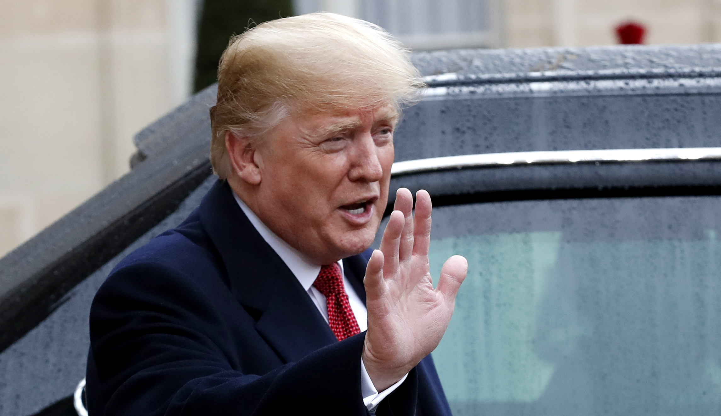 Trump slammed for skipping visit to WWI memorial at US cemetery in Paris due to rain