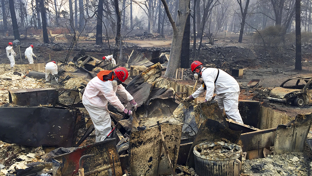 631 missing, 63 dead in California wildfire