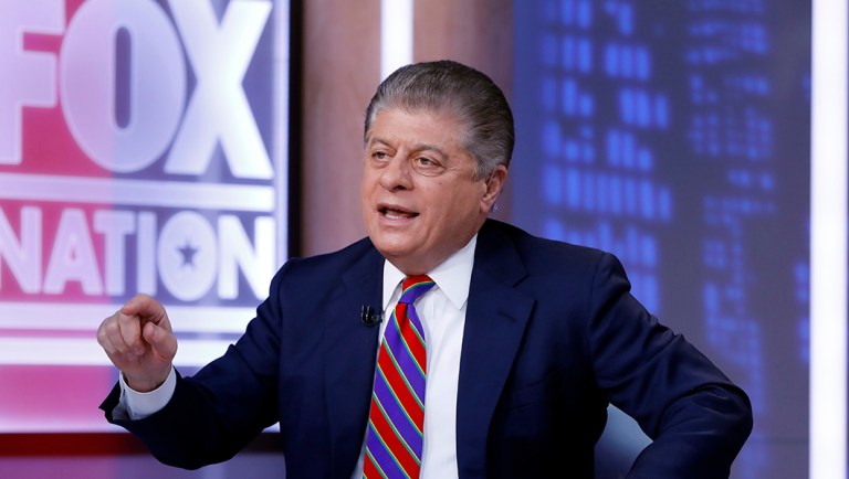 Fox News senior judicial analyst Andrew Napolitano hosts the inaugural broadcast of "Liberty File" on the new streaming service Fox Nation, in New York, Tuesday, Nov. 27, 2018.