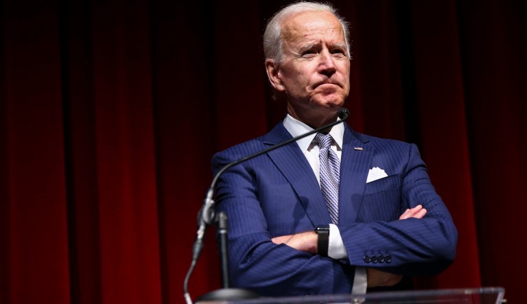Former Vice President Joe Biden speaks during the UNLV William S. Boyd School of Law 20th Anniversary Gala  in Las Vegas on Saturday, Dec. 1, 2018.