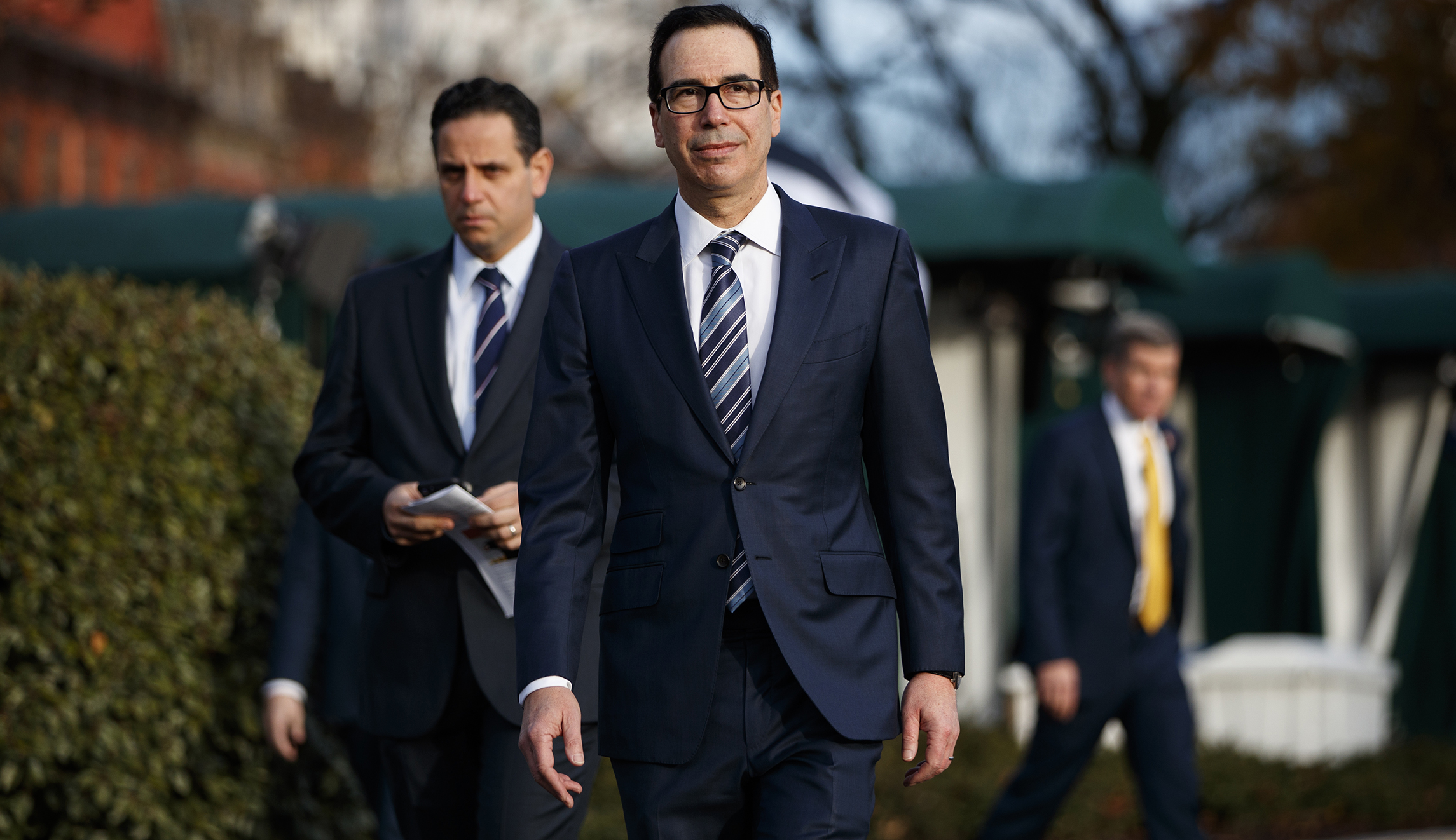 Trump ready to squeeze Democrats and China on trade, Steven Mnuchin says