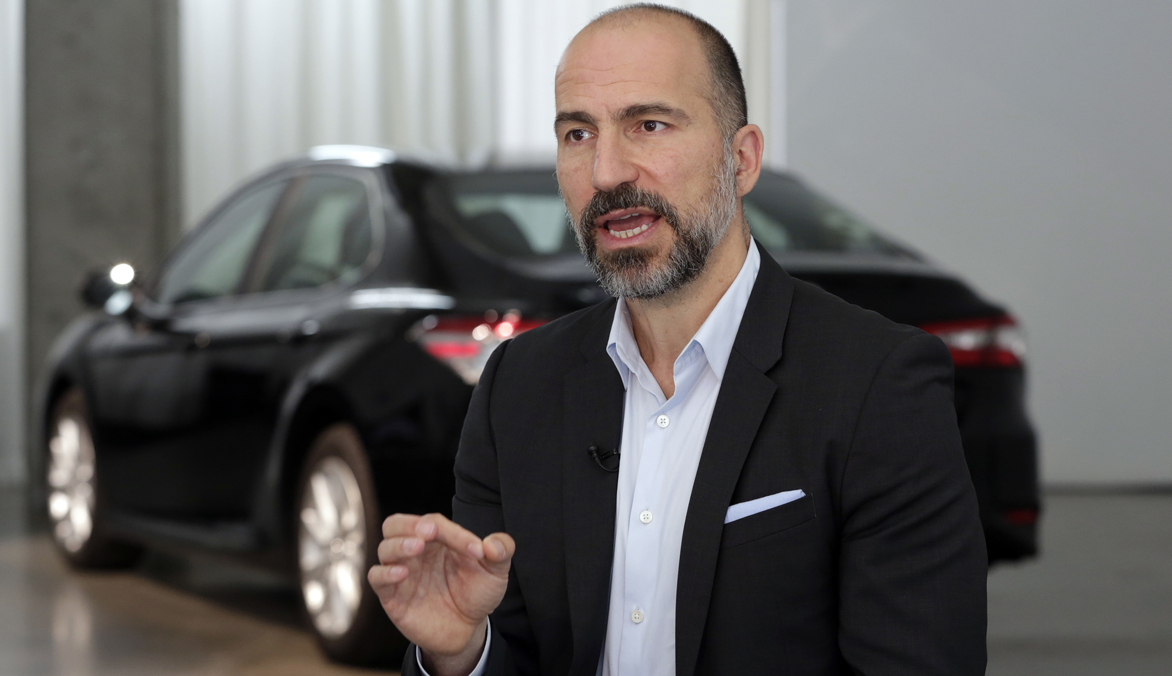 Uber CEO downplays Wall Street volatility ahead of public offering