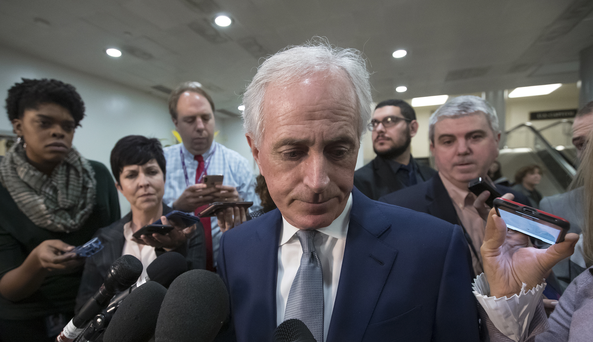Trump abruptly cancels meeting with Bob Corker as he sits waiting at White House