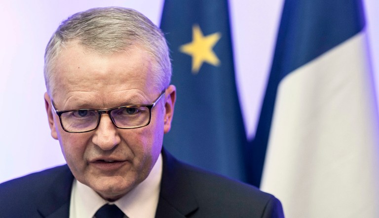 Prosecutor Remy Heitz delivers a speech in France.