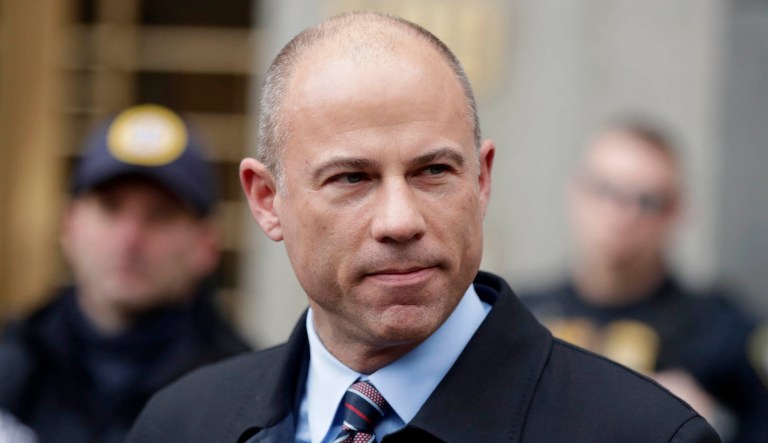 Michael Avenatti speaks.