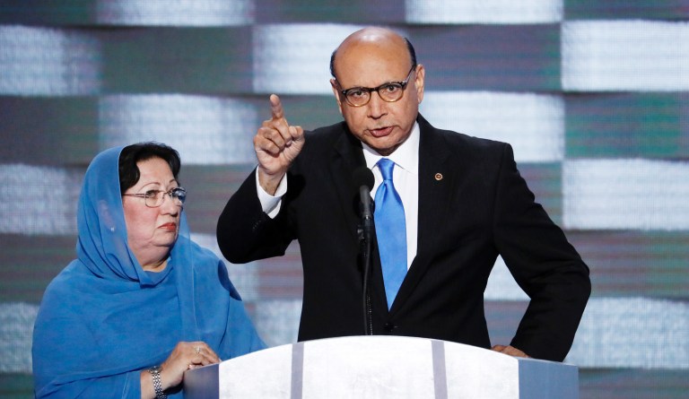 Biden pits Khizr Khan against Trump on the 2020 campaign trail