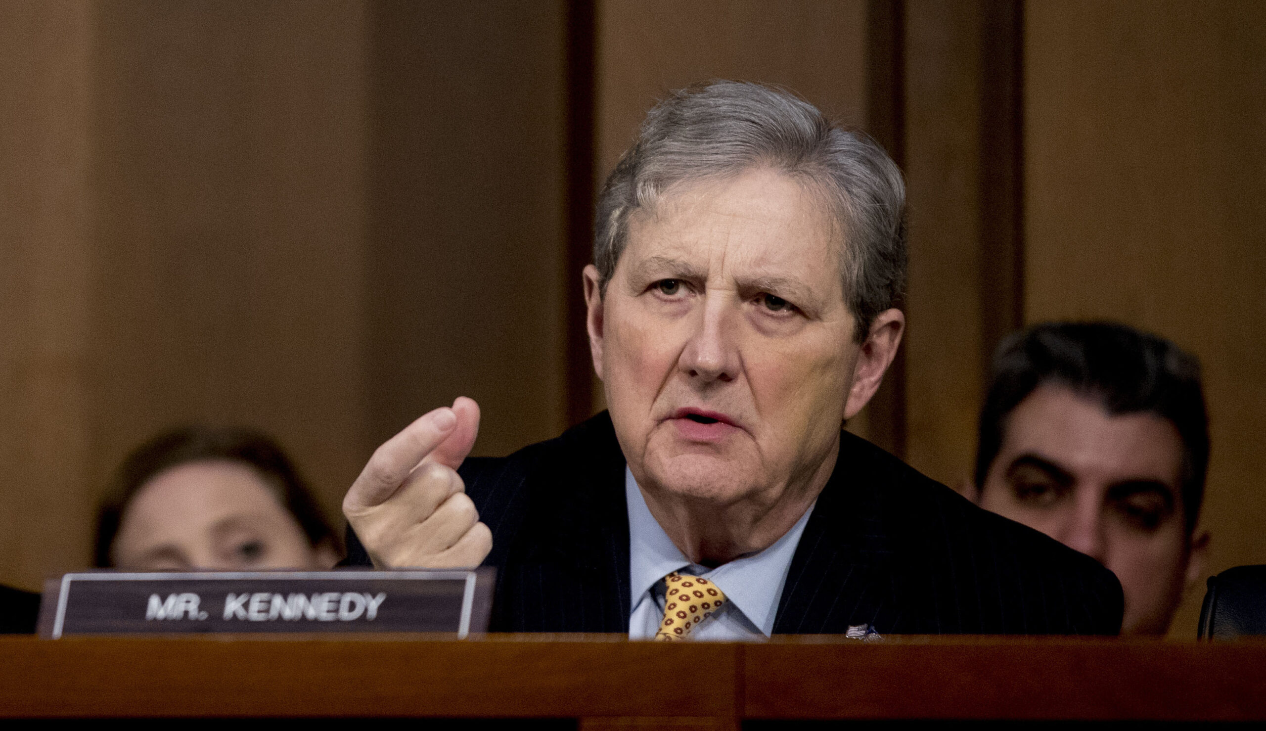 John Kennedy: 'Christmas ornaments, drywall,' and Jeffrey Epstein are three things that do not hang themselves