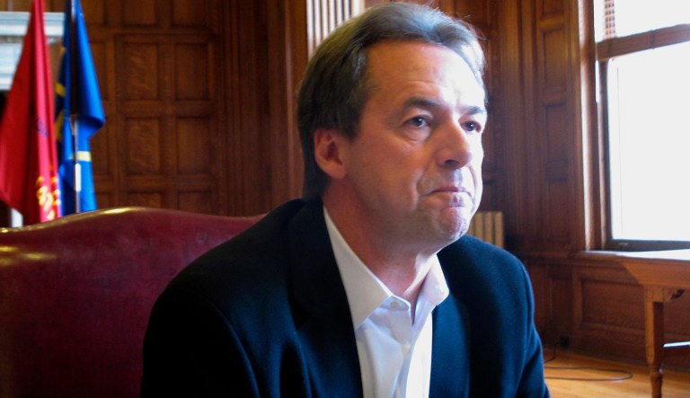 Montana Gov. Steve Bullock listens to a question during a news conference on Wednesday, Jan. 16, 2019, in Helena, Mont.. Bullock declined to say whether he plans to run for president in 2020, saying he is focused on the legislative session that began last week.