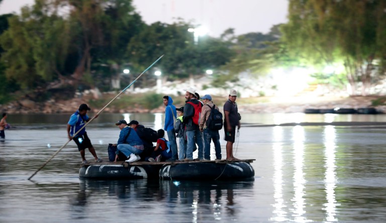 Mexico curbs traffic from south amid crisis on US border