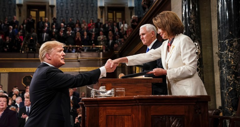 Trump quietly working with Democrats, even as they seek to oust him