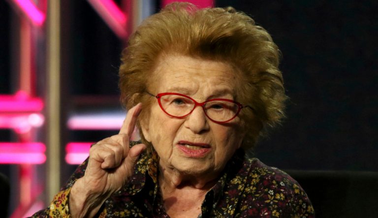 Dr. Ruth Westheimer participates in the "Ask Dr. Ruth" panel during the Hulu presentation at the Television Critics Association Winter Press Tour at The Langham Huntington on Monday, Feb. 11, 2019, in Pasadena, Calif. 