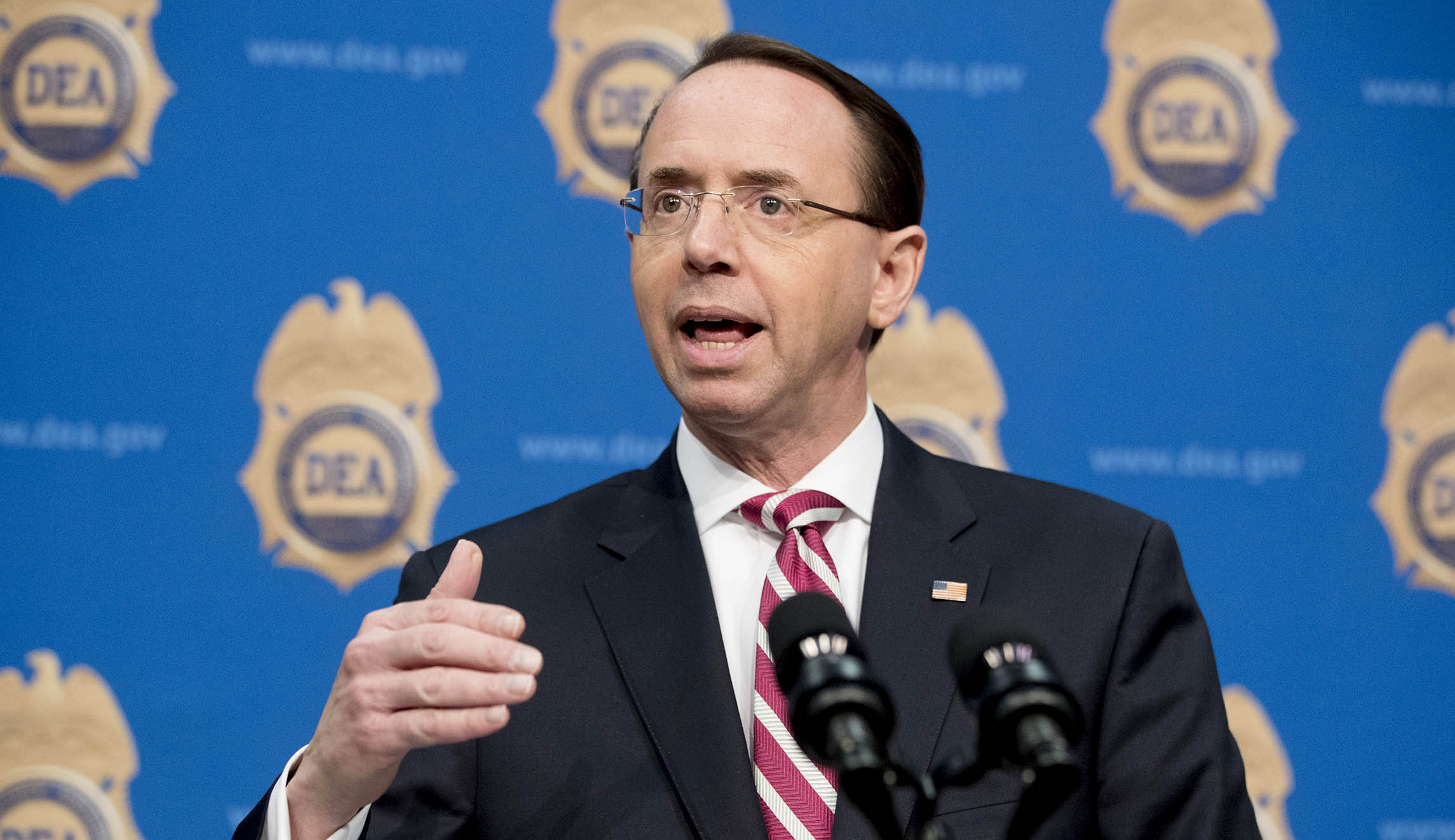 Watchdog sues DOJ for any secret recordings Rod Rosenstein made in the White House