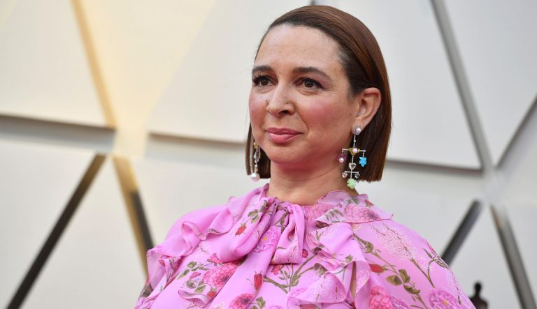 Maya Rudolph arrives at the Oscars on Sunday, Feb. 24, 2019, at the Dolby Theatre in Los Angeles. 