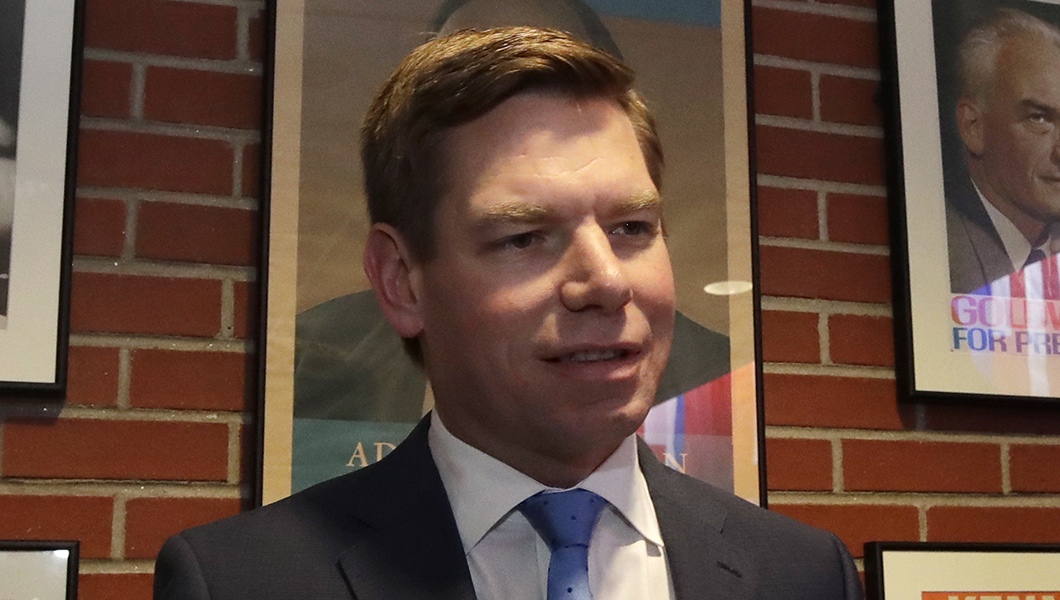 Eric Swalwell won’t back down from Trump-Russia collusion claims: ‘He can sue me’