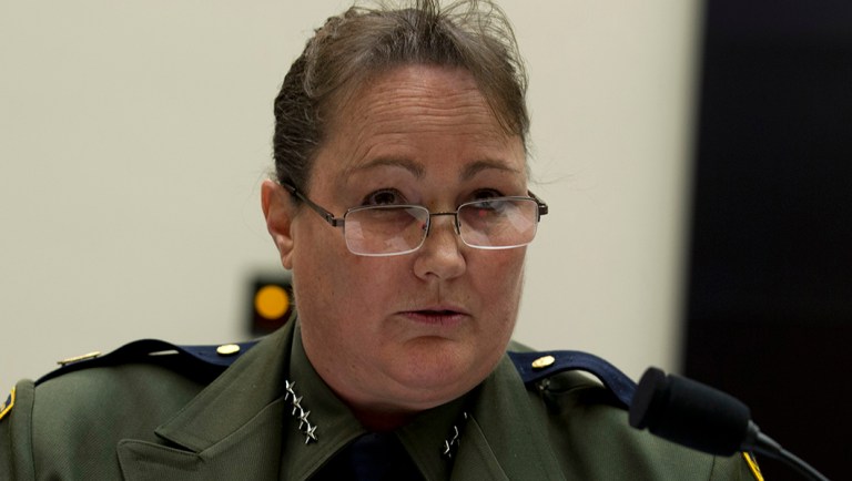 U.S. Border Patrol Customs and Border Protection Chief Carla Provost testifies before the House Judiciary Committee.