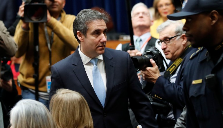 Michael Cohen, President Donald Trump's former personal lawyer, arrives to testify before the House Oversight and Reform Committee on Capitol Hill, Wednesday, Feb. 27, 2019, in Washington. 