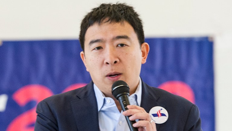 Andrew Yang, a candidate in the Democratic primaries for president.