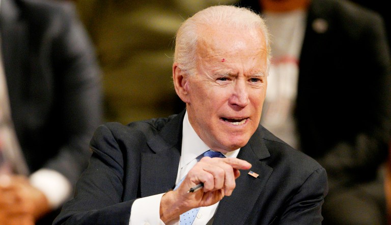 Former Vice President Joe Biden speaks.