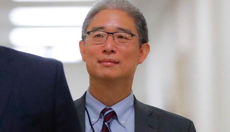 FILE - In this Aug. 28, 2018, file photo, Justice Department official Bruce Ohr arrives for a closed hearing of the House Judiciary and House Oversight committees on Capitol Hill in Washington. House Republicans on Friday, March 8, 2019, released the transcript of an interview with Ohr, a Justice Department official linked to the early days of the Russia investigation, renewing efforts to raise questions about the origins of the special counselâs probe and pushing back on the sweeping new investigations Democrats have launched into President Donald Trump.