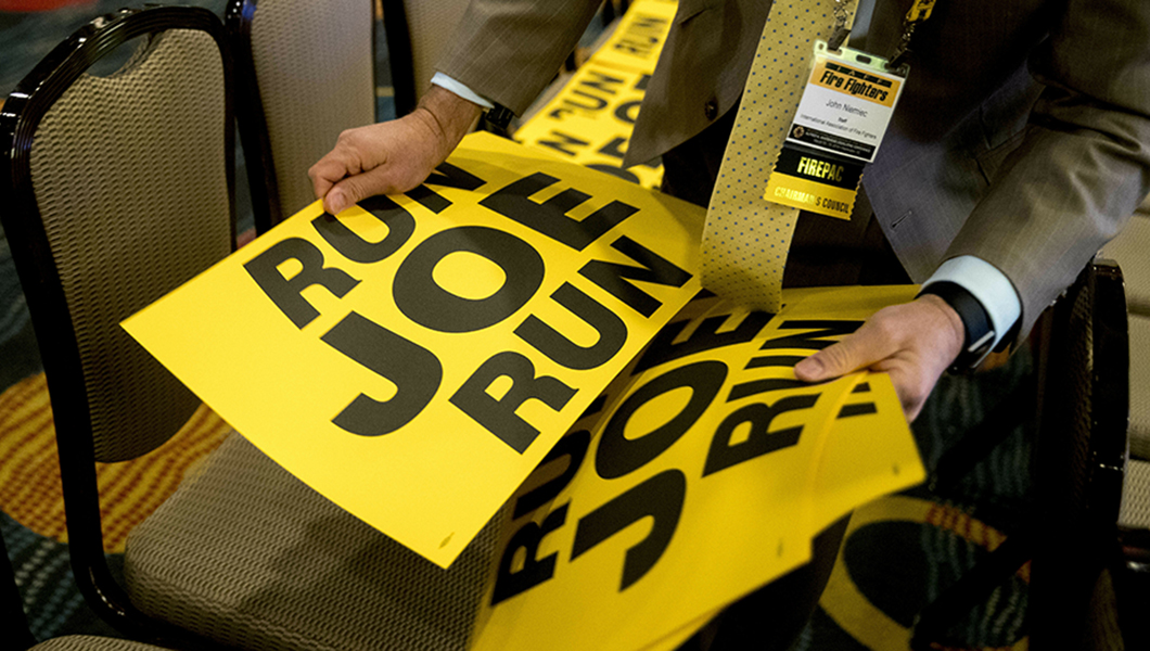Joe Biden’s campaign is swirling with questions. The least interesting is whether he’ll run