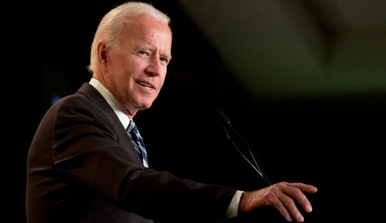 Former Vice President Joe Biden speaks at the International Association of Firefighters at the Hyatt Regency on Capitol Hill in Washington, Tuesday, March 12, 2019, amid growing expectations he'll soon announce he's running for president. 