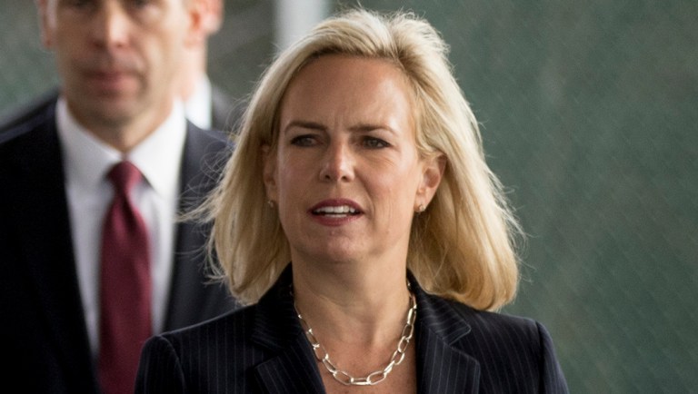 Homeland Security Secretary Kirstjen Nielsen.