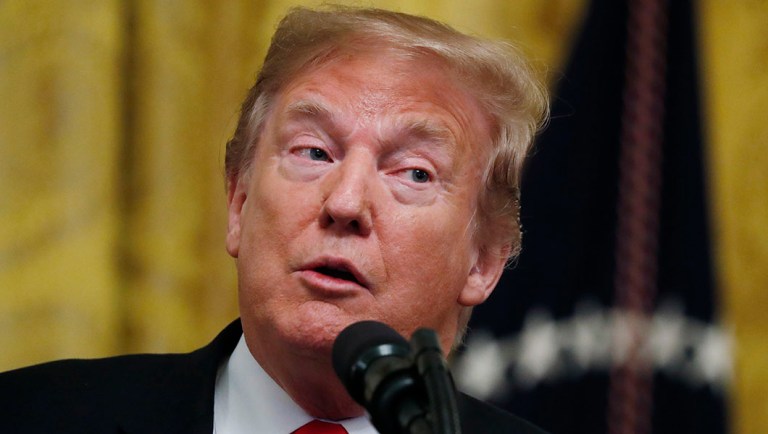 President Trump speaks.