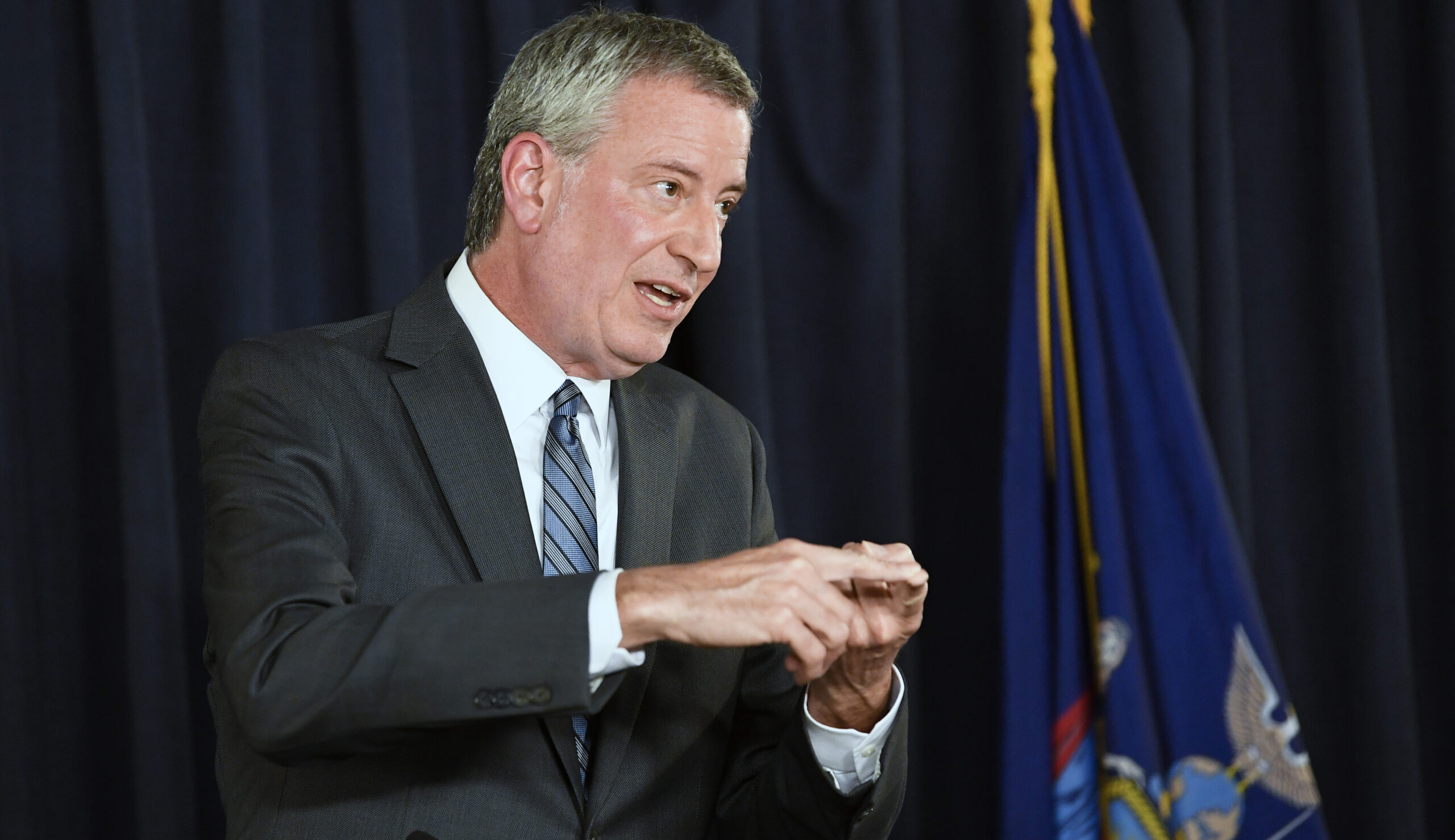 Bill de Blasio once admitted that illegal immigrants are arriving with diseases
