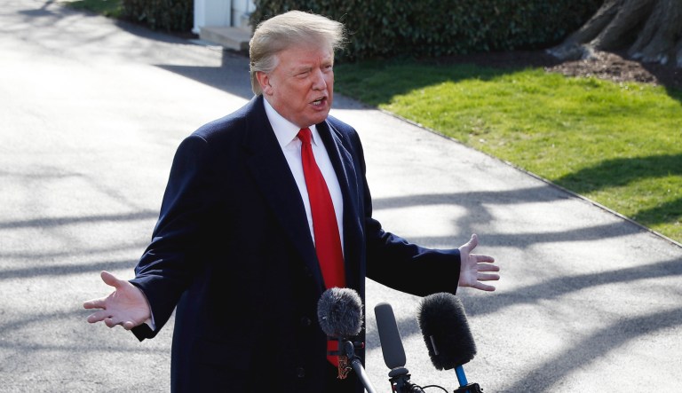 President Trump speaks.