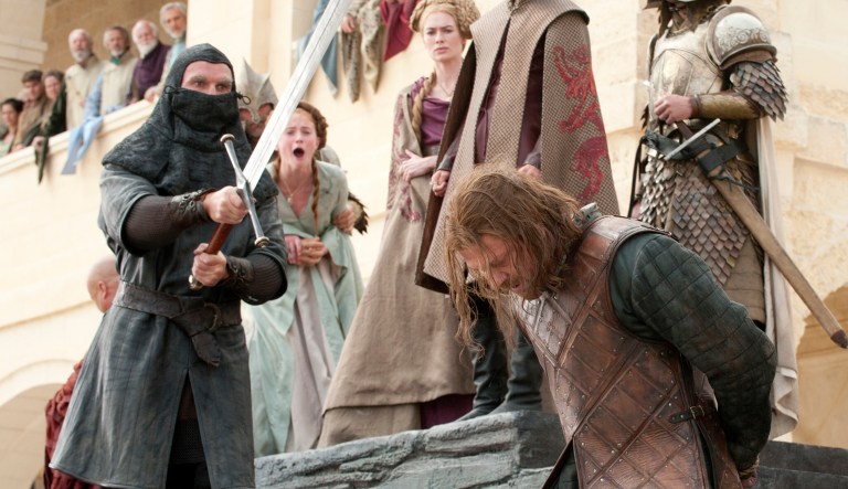 This photo of released by HBO shows Sean Bean portraying Eddard Stark in "Game of Thrones." The final season of the popular series premieres on April 14. 
