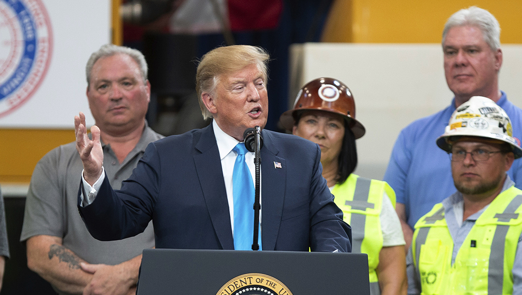 Trump vows he will ‘always’ be labor’s friend