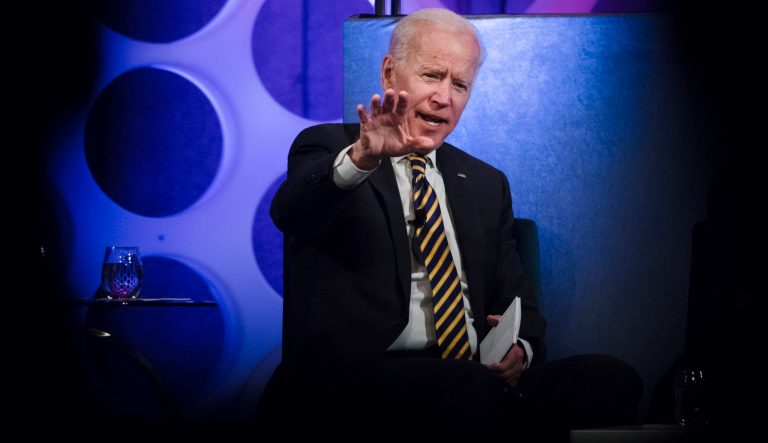 Former Vice President Joe Biden speaks during a forum at the University of Pennsylvania in Philadelphia, Thursday, April 11, 2019. 