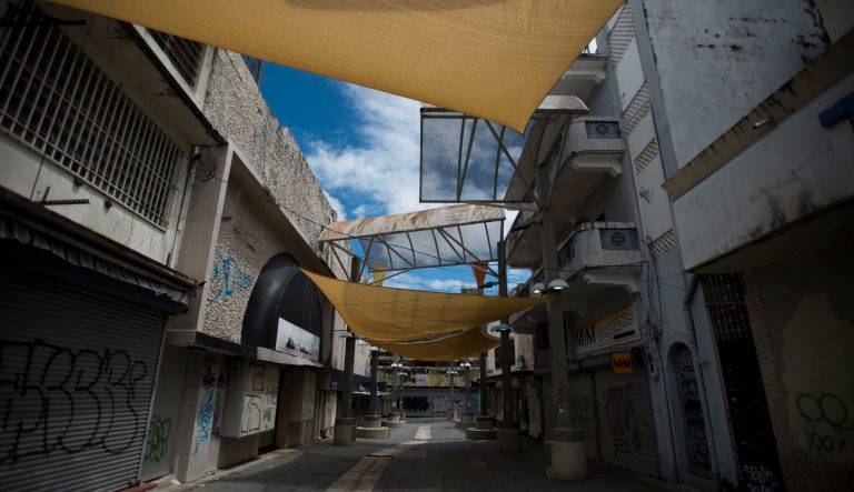 The Paseo de Diego sits empty in San Juan, Puerto Rico, Wednesday, April 17, 2019. New Census Bureau data shows that Puerto Rico lost nearly 4% of its population after Hurricane Maria - the greatest population drop in the recorded history of the island, according to one demographer. 