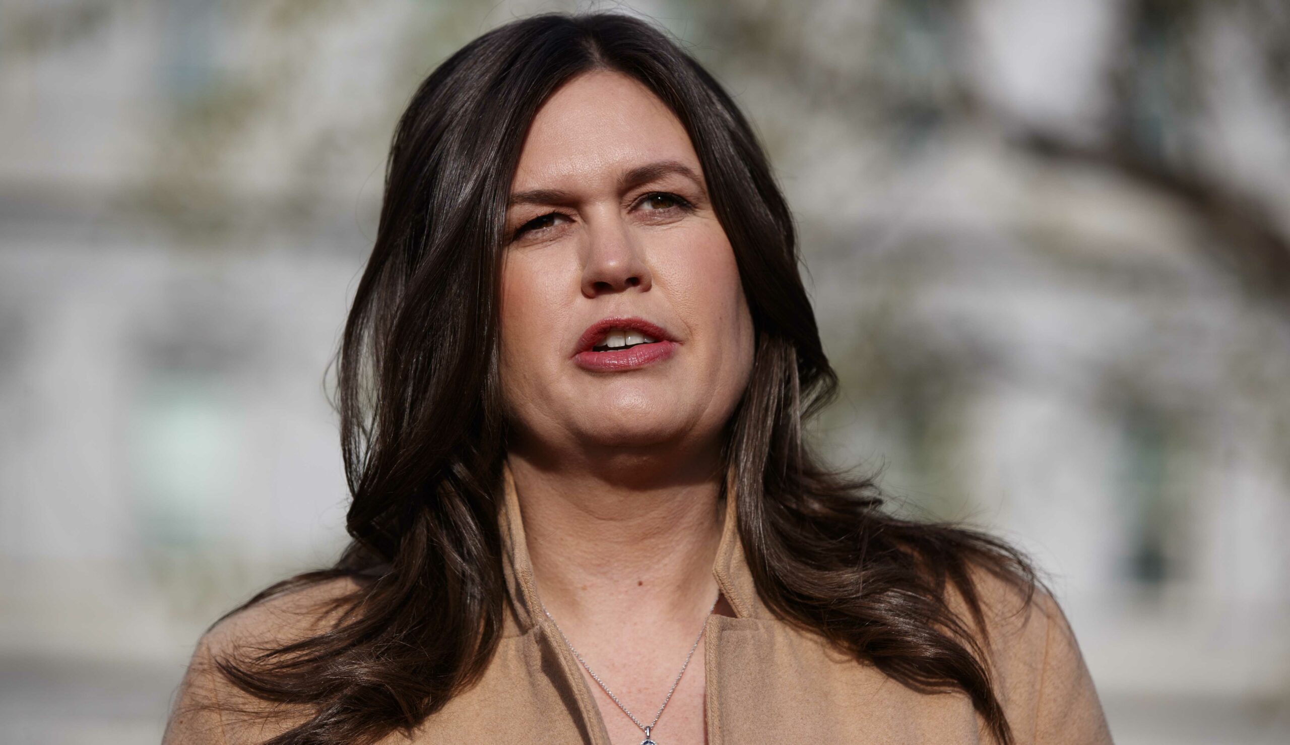 Sarah Sanders says April Ryan’s decapitating comments a new low for liberal media