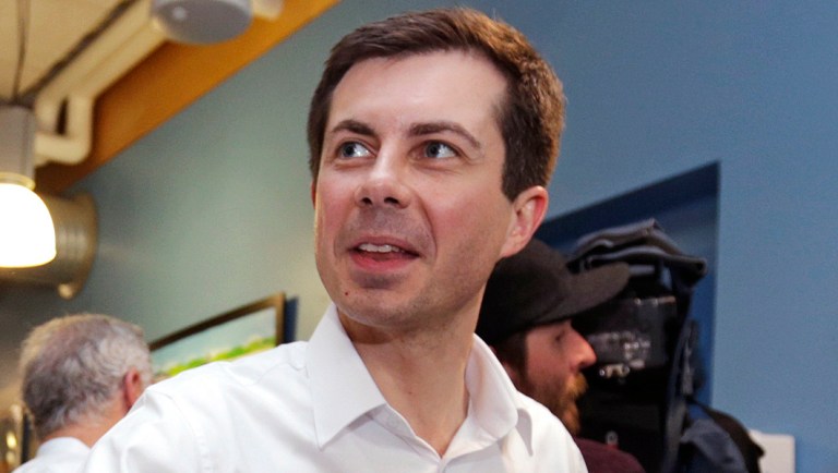 Democratic presidential candidate South Bend Mayor Pete Buttigieg.