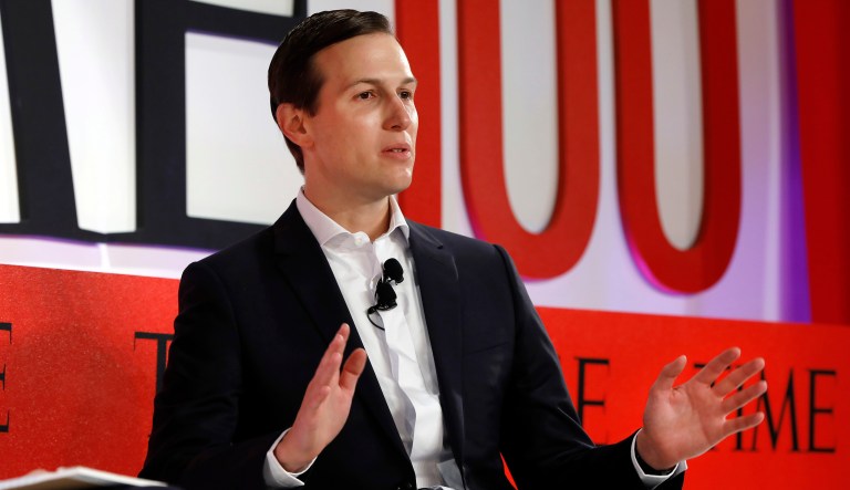 Jared Kushner speaks.