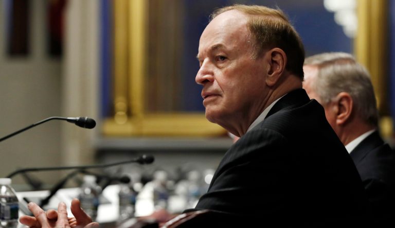 Senate Appropriations subcommittee chair Sen. Richard Shelby, R-Ala., attends a hearing on the defense budget on Wednesday May 8, 2019, on Capitol Hill in Washington. 