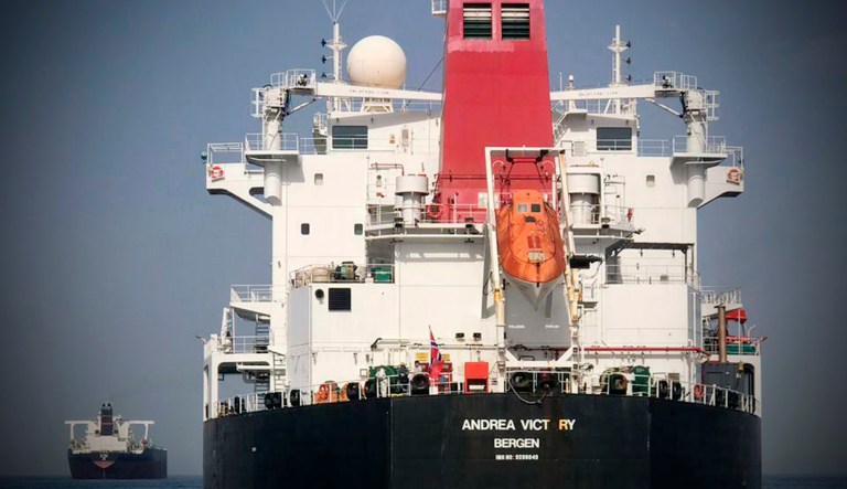 Two Saudi oil tankers and a Norwegian-flagged vessel were damaged in what Gulf officials described Monday as a "sabotage" attack off the coast of the United Arab Emirates.