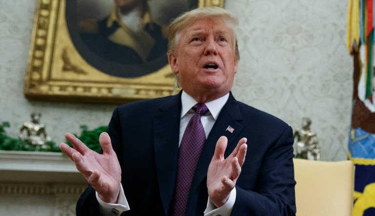 President Trump speaks in D.C.