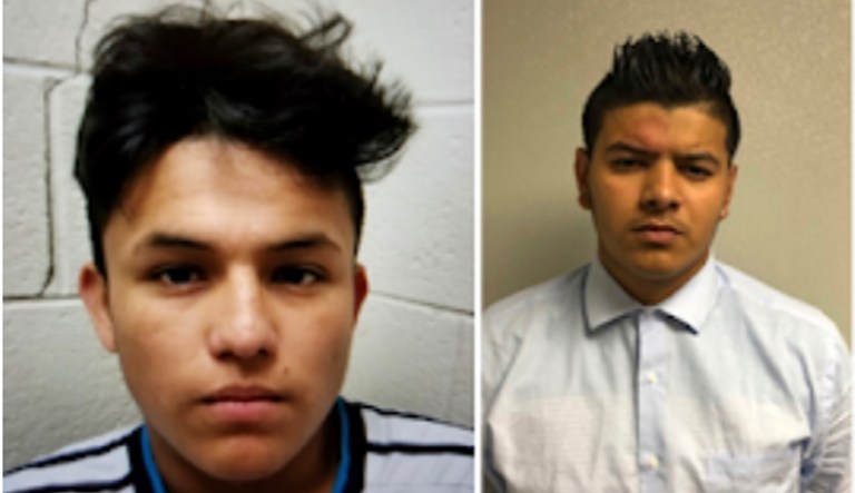 This combination of undated images provided by the George's County Police Department shows from left to right, Josue Fuentes-Ponce, Joel Escobar, and Cynthia Hernandez-Nucamendi.