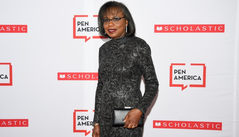 PEN courage award recipient Anita Hill attends the 2019 PEN America Literary Gala at the American Museum of Natural History on Tuesday, May 21, 2019, in New York.