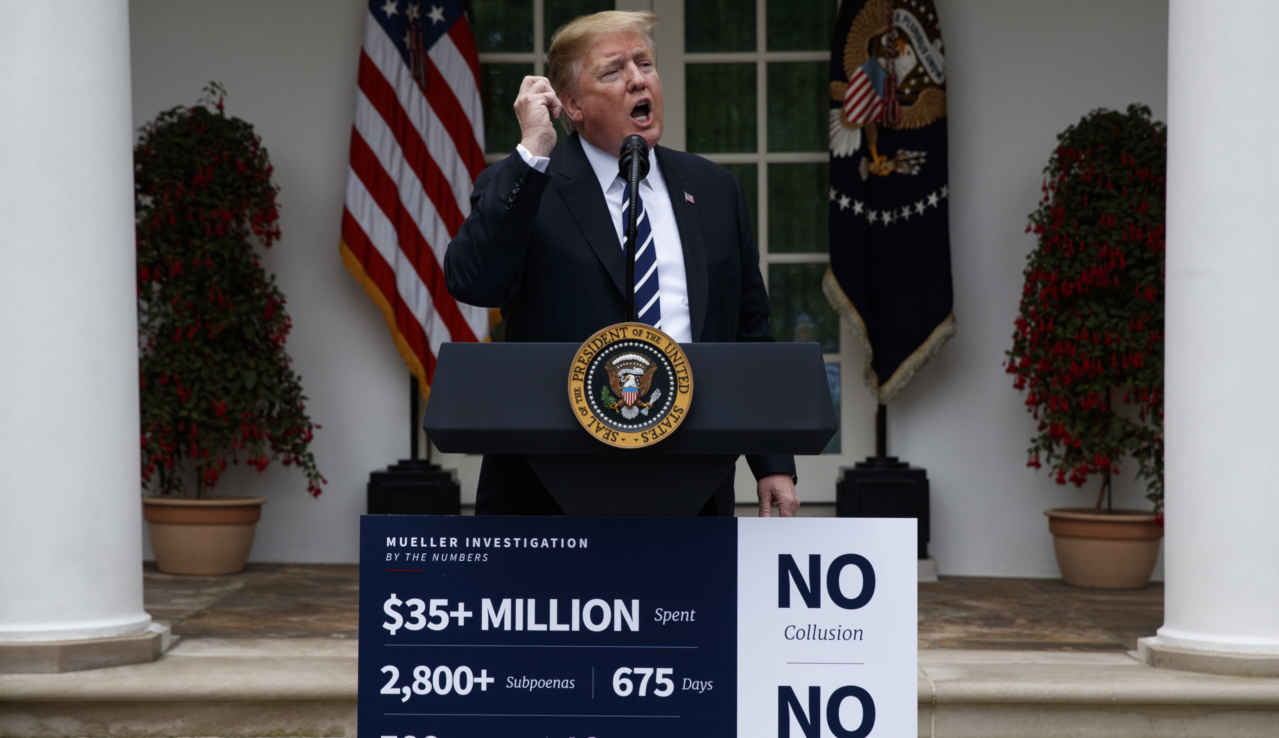 Trump: ‘I was extremely calm yesterday’