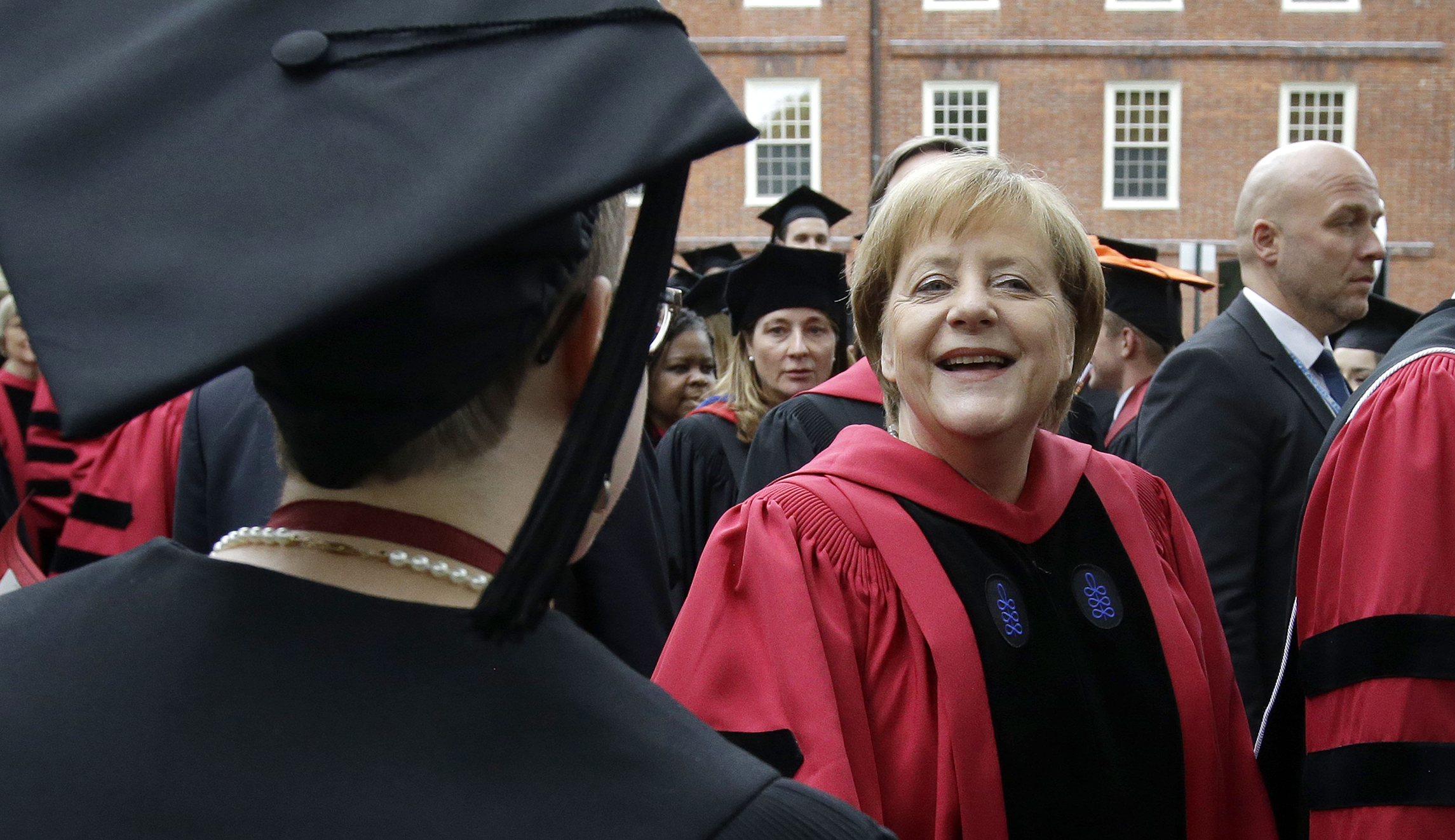 As globalism crumbles, Harvard and Angela Merkel commiserate