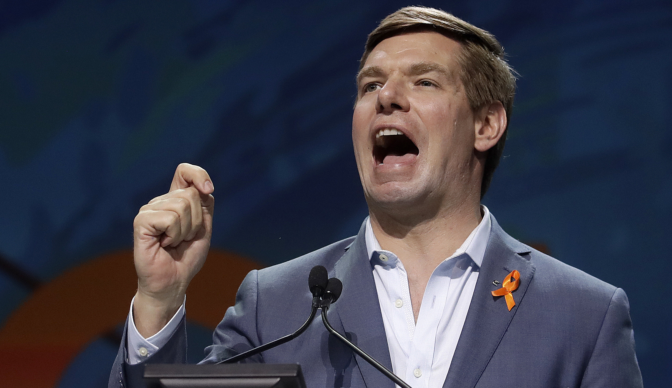 Social media erupts over Eric Swalwell’s ad depicting woman arrested for abortion