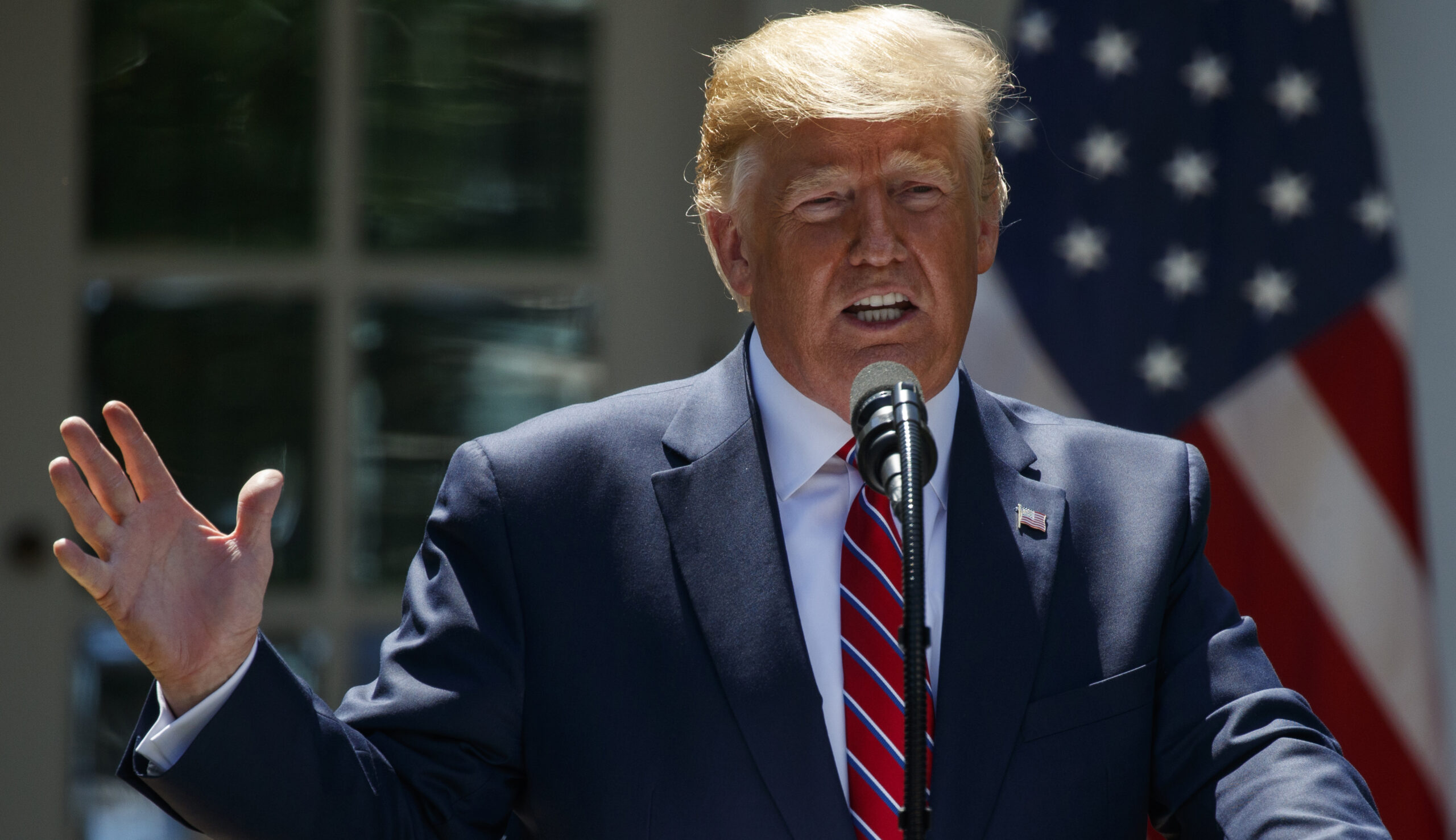 WATCH: Trump tosses chief of staff out of Oval Office for coughing