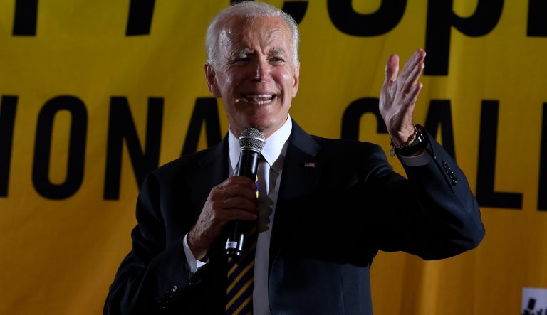 Democratic presidential candidate, former Vice President Joe Biden, speaks at the Poor People's Moral Action Congress presidential forum in Washington, Monday, June 17, 2019. 