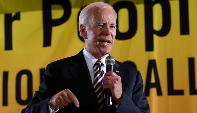 Democratic presidential candidate, former Vice President Joe Biden, speaks at the Poor People's Moral Action Congress presidential forum in Washington, Monday, June 17, 2019. 