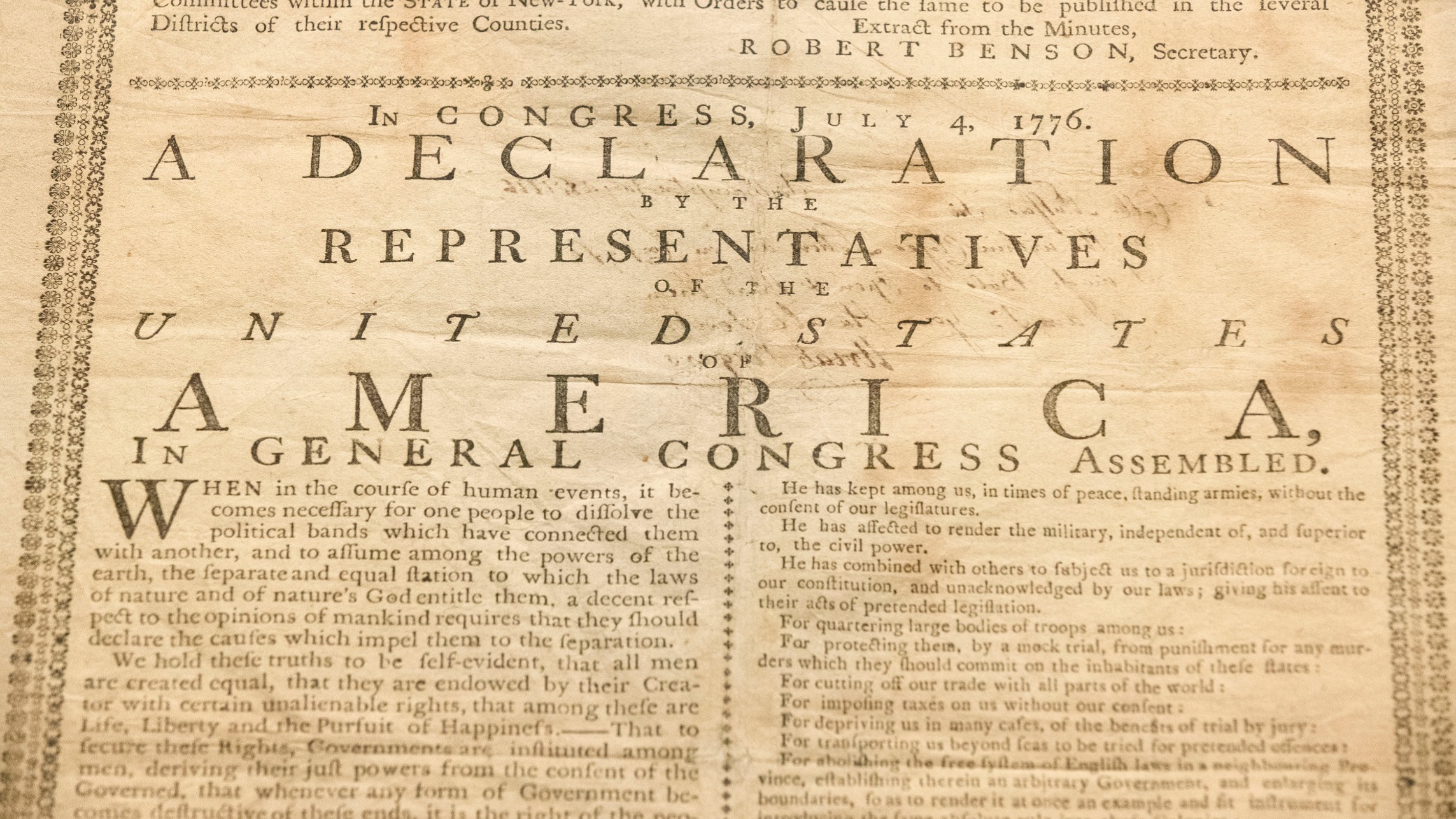 The crucial voice of 1776